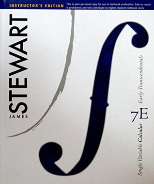 Download Single Variable Calculus: Early Transcendentals Instructor's Edition 7th edition - James Stewart | ePub