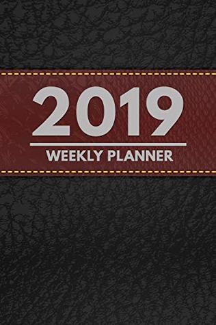 Read Online 2019 Weekly Planner: Weekly Monthly Planner Calendar Appointment Book For 2019 6 x 9 - Black Red Fake Vegan Leather Cruelty-Free Edition (2019 Weekly Monthly Planners) - PaperBCK XPress | ePub