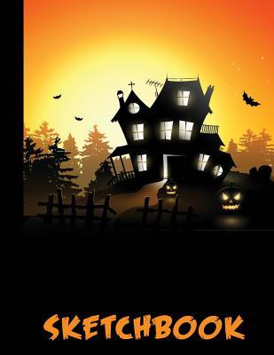 Download Sketchbook: Halloween Sketch Paper for Kids - Orange -  | PDF