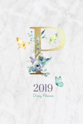 Download 2019 Diary Planner: Watercolor Butterflies & Flowers January to December 2019 Diary Planner with Luxury Gold -  | PDF
