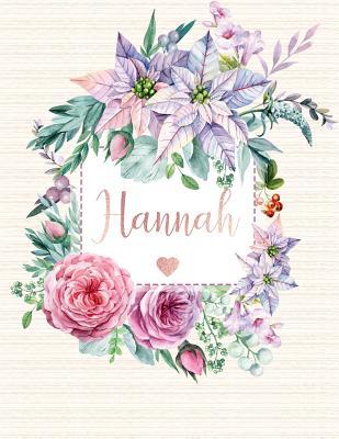 Read Online Hannah: Floral Personalized Lined Journal with Inspirational Quotes - Panda Studio | PDF