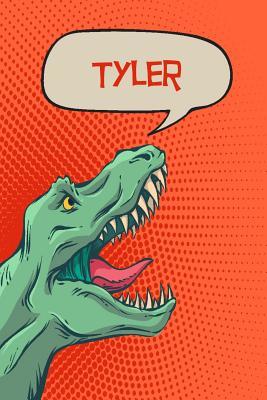 Full Download Tyler: Personalized Dino Handwriting Practice Paper for Kids Notebook with Dotted Lined Sheets for K-3 Students 120 Pages 6x9 -  file in PDF