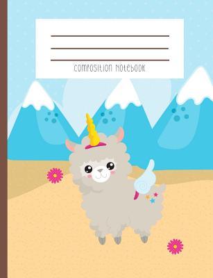 Read Composition Notebook: Alpaca Unicorn Winter Blue Mountain Notebook and Journal -  | ePub